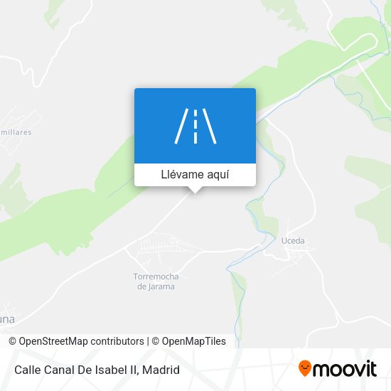 Mapa Calle Canal De Isabel II