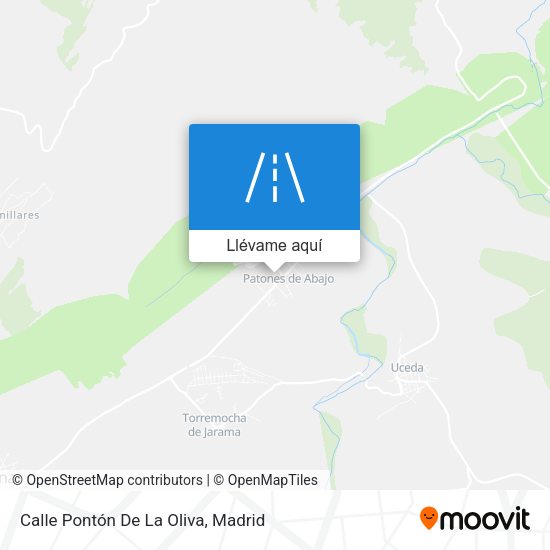 Mapa Calle Pontón De La Oliva