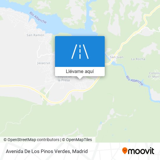 Mapa Avenida De Los Pinos Verdes