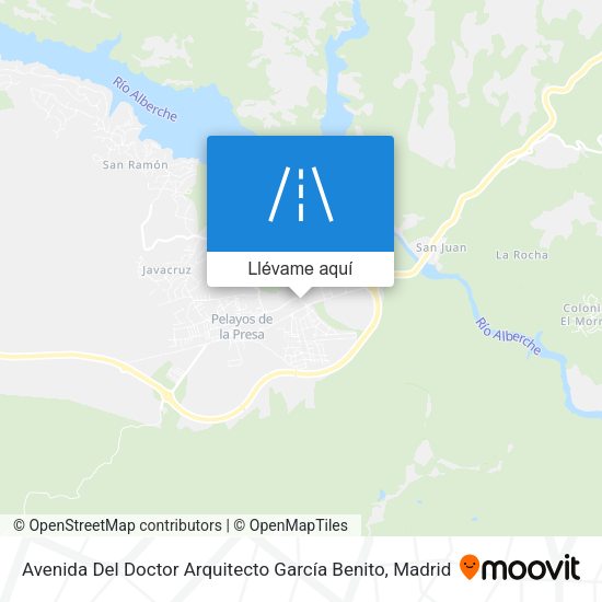 Mapa Avenida Del Doctor Arquitecto García Benito
