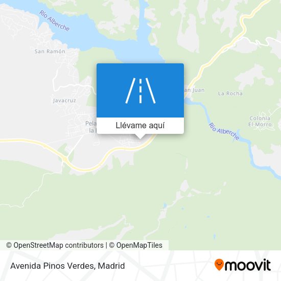 Mapa Avenida Pinos Verdes