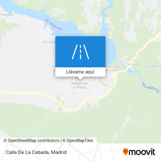 Mapa Calle De La Cebada
