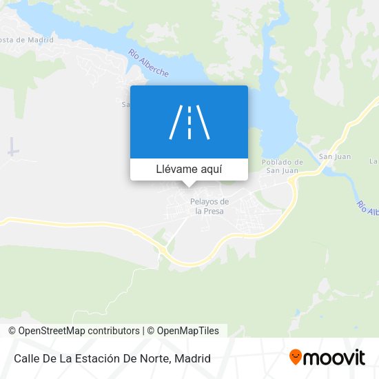 Mapa Calle De La Estación De Norte