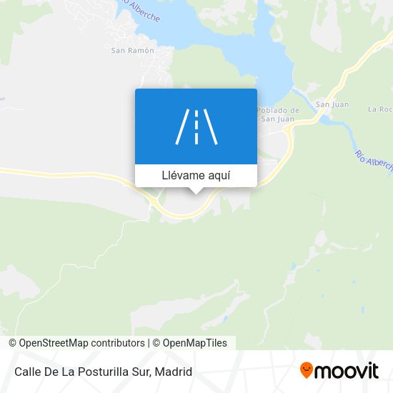 Mapa Calle De La Posturilla Sur