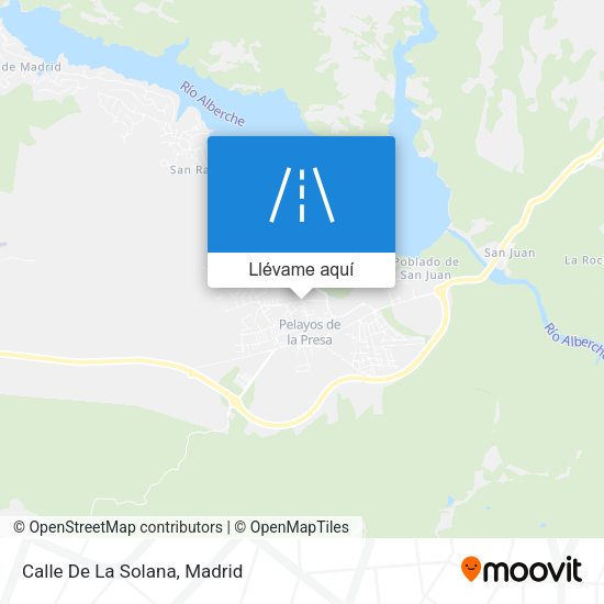 Mapa Calle De La Solana