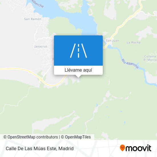 Mapa Calle De Las Múas Este