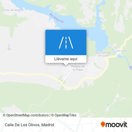 Mapa Calle De Los Olivos