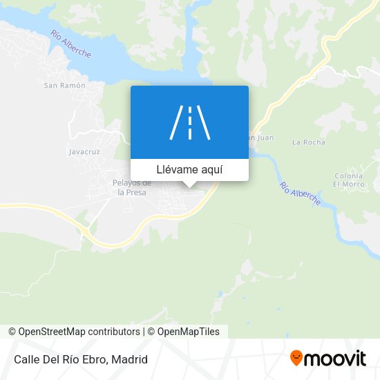 Mapa Calle Del Río Ebro