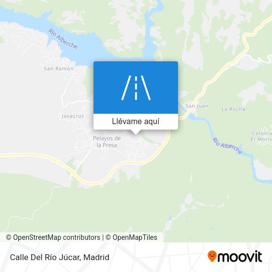 Mapa Calle Del Río Júcar