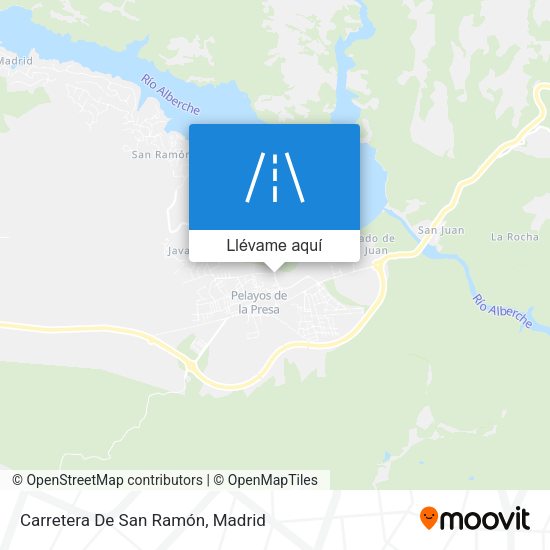 Mapa Carretera De San Ramón