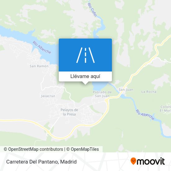 Mapa Carretera Del Pantano