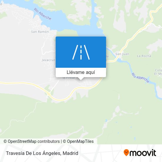 Mapa Travesía De Los Ángeles