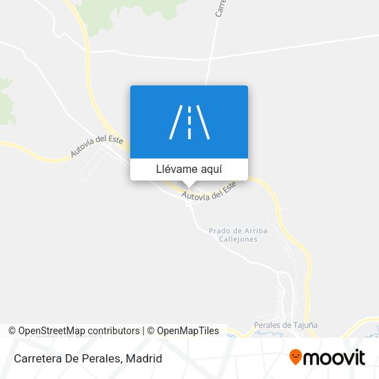 Mapa Carretera De Perales