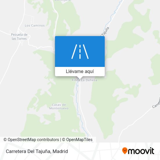 Mapa Carretera Del Tajuña