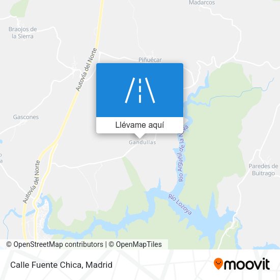 Mapa Calle Fuente Chica