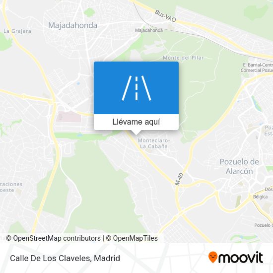 Mapa Calle De Los Claveles