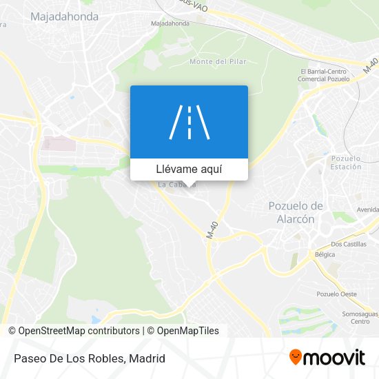 Mapa Paseo De Los Robles