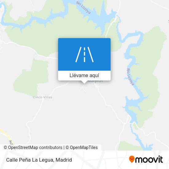 Mapa Calle Peña La Legua