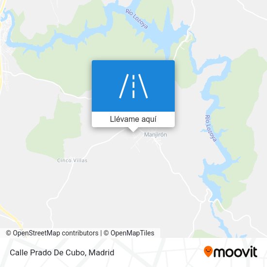 Mapa Calle Prado De Cubo