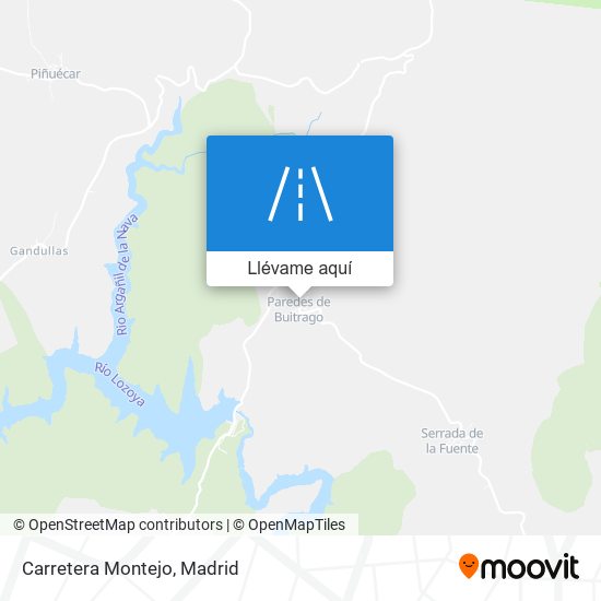 Mapa Carretera Montejo