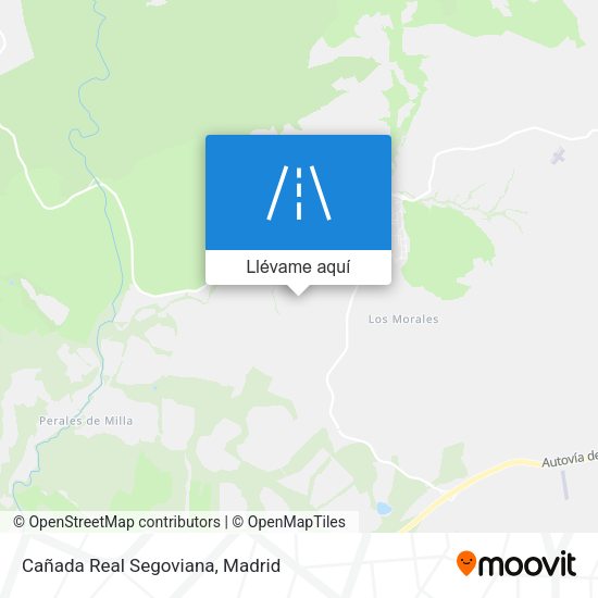 Mapa Cañada Real Segoviana