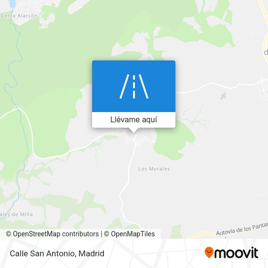 Mapa Calle San Antonio