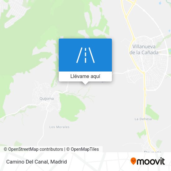 Mapa Camino Del Canal