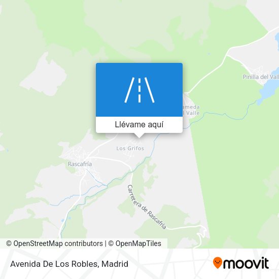 Mapa Avenida De Los Robles