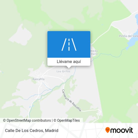 Mapa Calle De Los Cedros
