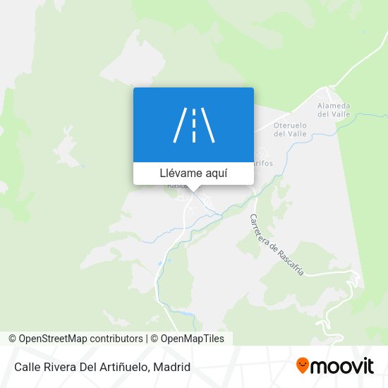 Mapa Calle Rivera Del Artiñuelo