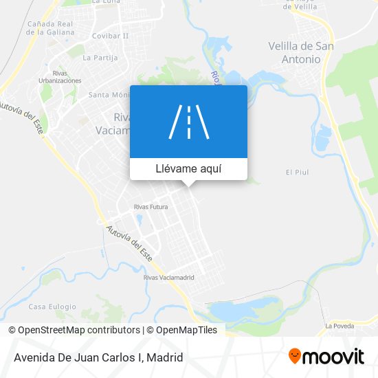 Mapa Avenida De Juan Carlos I
