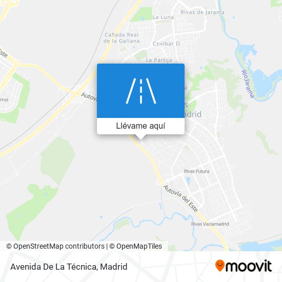 Mapa Avenida De La Técnica