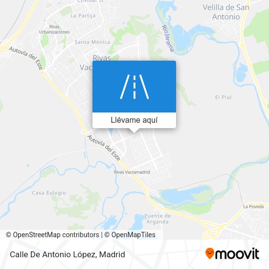 Mapa Calle De Antonio López