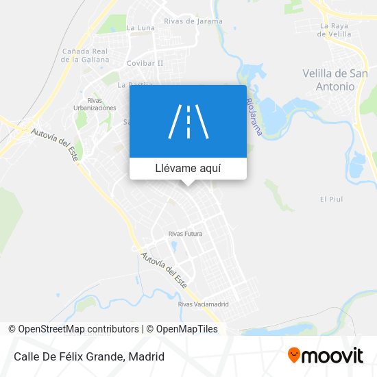Mapa Calle De Félix Grande