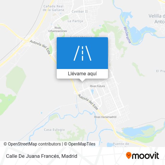 Mapa Calle De Juana Francés