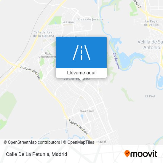Mapa Calle De La Petunia