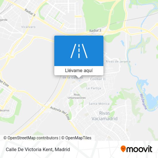 Mapa Calle De Victoria Kent