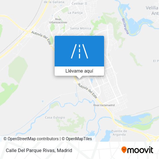 Mapa Calle Del Parque Rivas