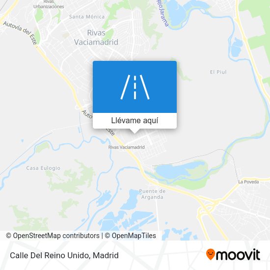 Mapa Calle Del Reino Unido