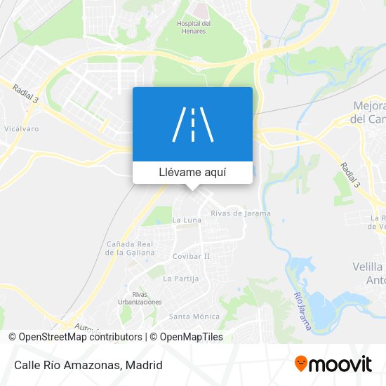Mapa Calle Río Amazonas