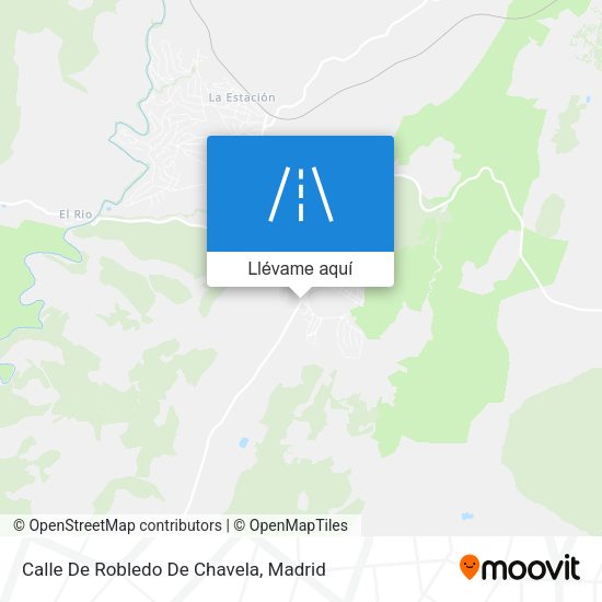 Mapa Calle De Robledo De Chavela