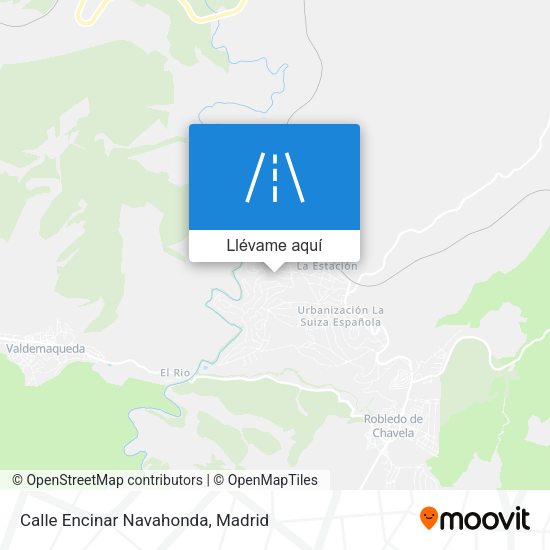 Mapa Calle Encinar Navahonda