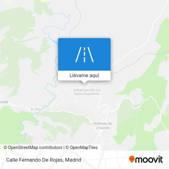 Mapa Calle Fernando De Rojas