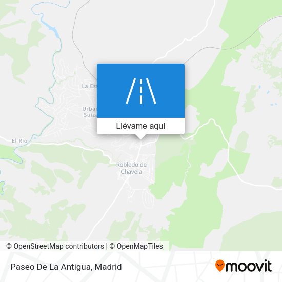 Mapa Paseo De La Antigua