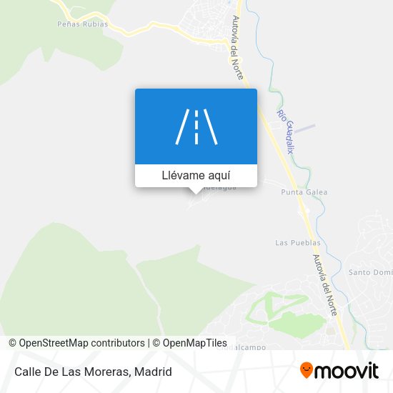 Mapa Calle De Las Moreras