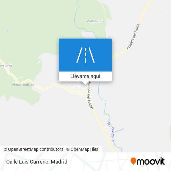 Mapa Calle Luis Carreno