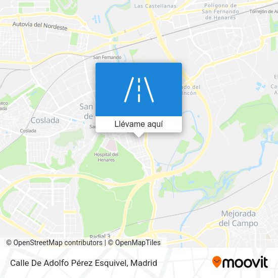 Mapa Calle De Adolfo Pérez Esquivel