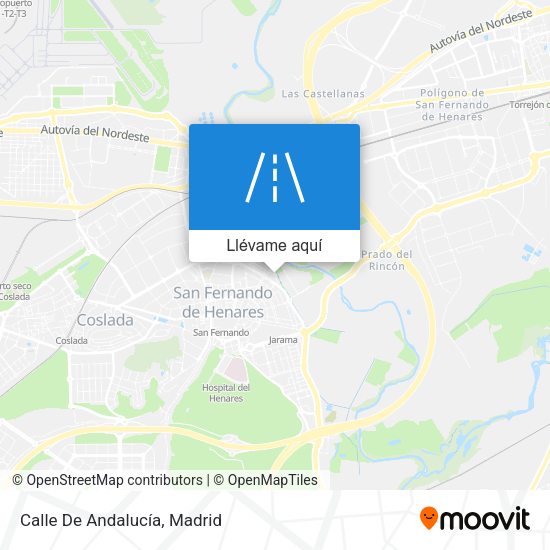 Mapa Calle De Andalucía
