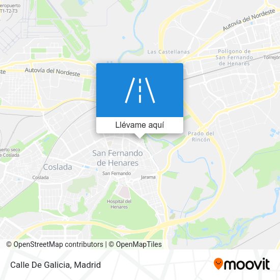 Mapa Calle De Galicia