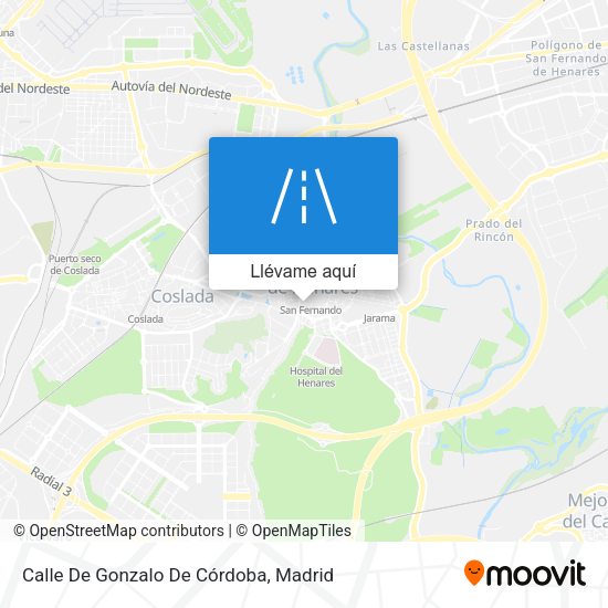 Mapa Calle De Gonzalo De Córdoba